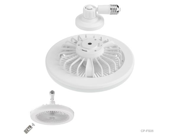 &u+ VENTILADOR CON LUZ GIRATORIA + REMOTO AROMATERAPIA CP-FS06